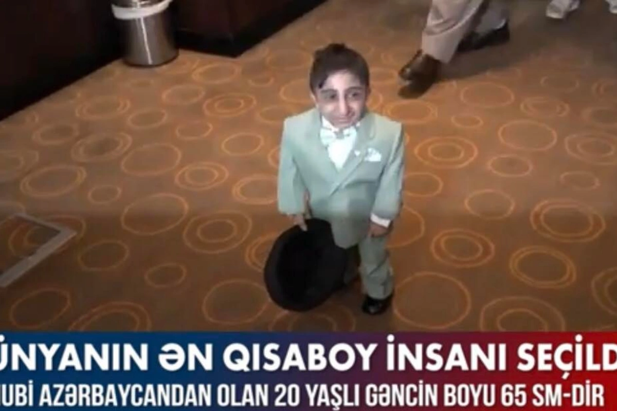 Dünyanın ən qısaboy insanı seçildi - VİDEO